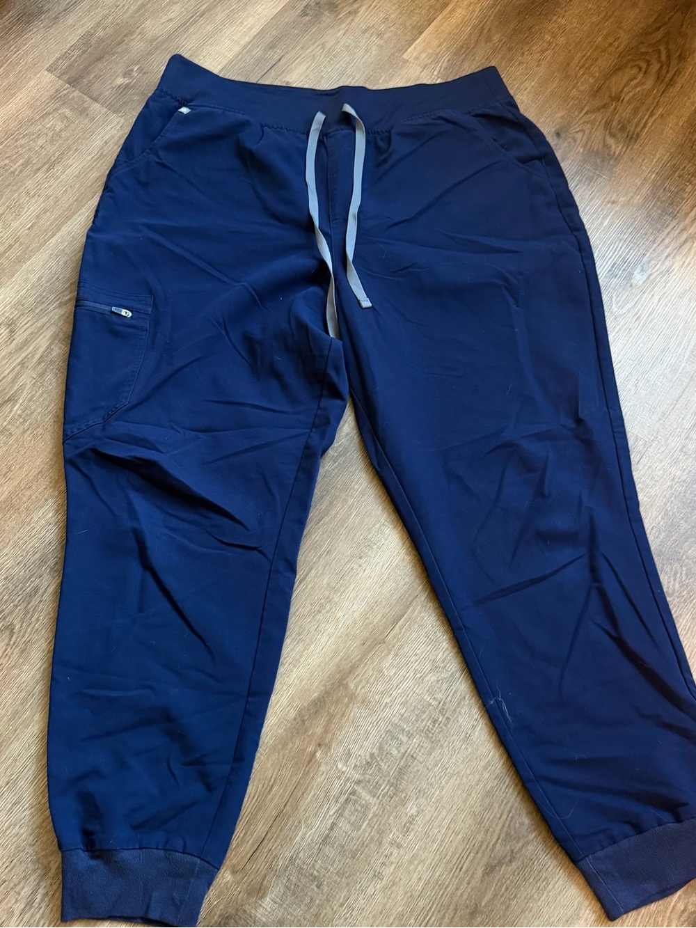 Figs Navy High Waisted Zamora Joggers